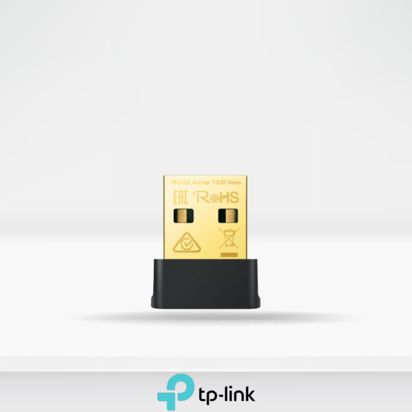 Adaptador TP-Link Archer T2UB Nano V1 - Adaptador de red - USB 2.0 - WiFi 5 + Bluetooth 4.2