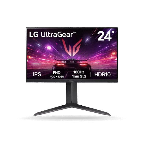 Monitor Gamer LG UltraGear 24GS65F-B, 24" IPS, FHD, 180Hz, 1ms, Pivoteable, NVIDIA G-Sync